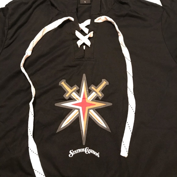 Vegas Golden Knights Hooded TShirt NWOT - Picture 4 of 11